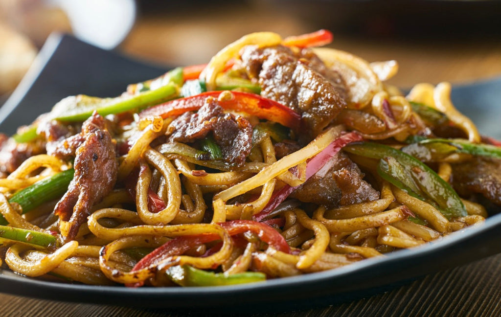 Savory Asian Beef Noodles with Grass-Fed Beef  Quick, Healthy, and Oh-So Flavorful for North Texas Families!